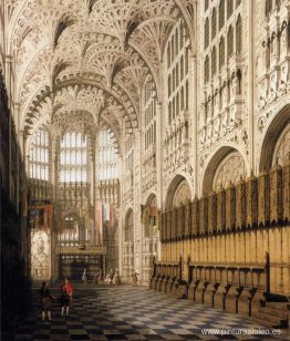 El interior de la capilla de Enrique VII en la Abadía de Westmin