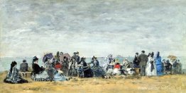 Escena de playa en Trouville