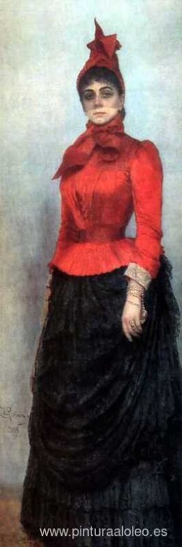 Retrato de la baronesa Varvara Ikskul von Hildenbandt