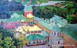 Catedral Troitsky en el monasterio Troitse-Sergiyev