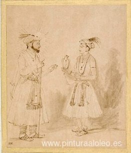 Shah Jahan y Dara Shikoh