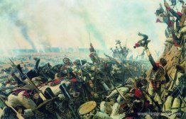 El fin de la batalla de Borodino