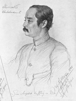 Retrato de Phra Maha Chulalongkorn (Rama V.), rey de Siam