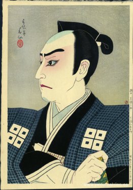 Kitaoka Nizaemon como Wakasanosuke en Chushingura