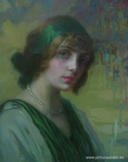 Mujer de verde