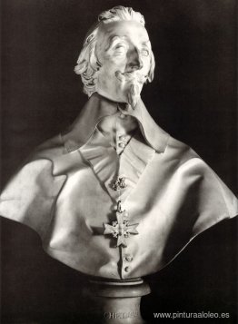 Busto retrato del cardenal Richelieu