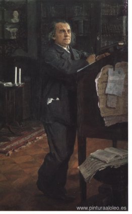 Retrato del compositor Alexander Serov