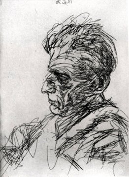 Samuel Beckett en perfil