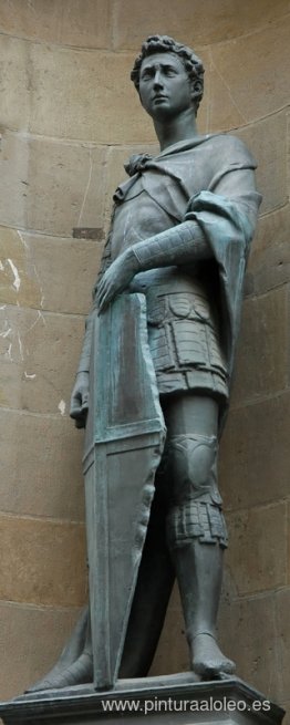 Estatua de San Jorge en Orsanmichele, Florencia