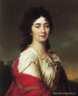 Retrato de Anna Stepanovna Protassova, ex dama de honor de Catal