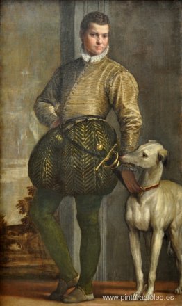 niño con un galgo