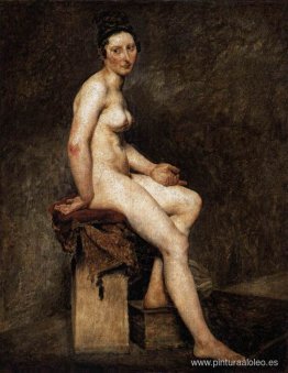 Desnuda sentada, mademoiselle rose