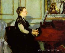 Madame Manet al piano