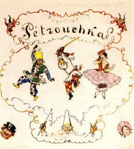 Petrushka. Bosquejo del cartel