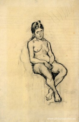 Desnudo femenino sentado