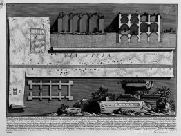 Las antigüedades romanas, t. 3, lámina III. Parte de la antigua