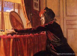 Madame Felix Vallotton en su tocador