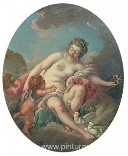 Venus restringiendo a Cupido