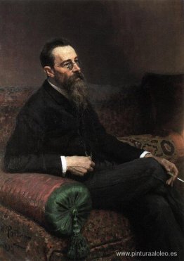 Retrato del compositor Nikolay Rymsky-Korsakov