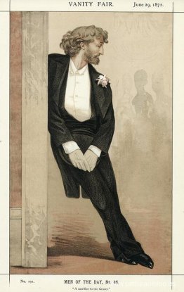 Caricatura de Frédéric Leighton