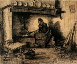 Mujer preparando una comida