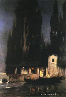 Salida de una isla de noche