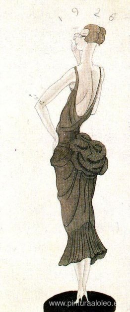 Dibujo para la revista de moda 'Elegance'