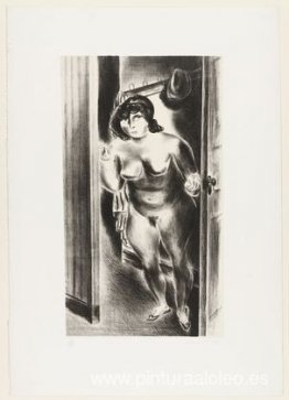 Desnudo en la puerta