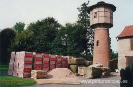 Torre de agua de materiales de construcción, Phalsburg