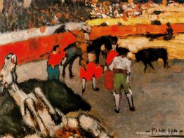 escena de corrida de toros