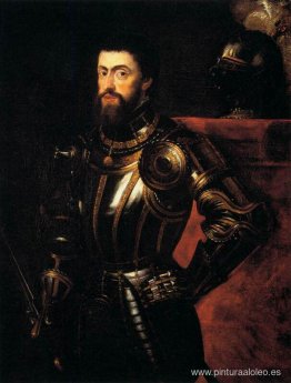 Carlos V con armadura