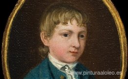 El retrato en miniatura de un niño (supuesto autorretrato)