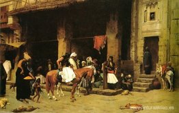 Una escena callejera en El Cairo