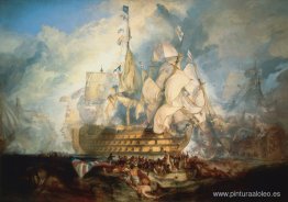 La batalla de Trafalgar