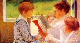 Sra. Cassatt leyendo a sus nietos