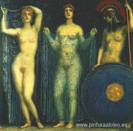 Las tres diosas Hera, Afrodita y Atenea.