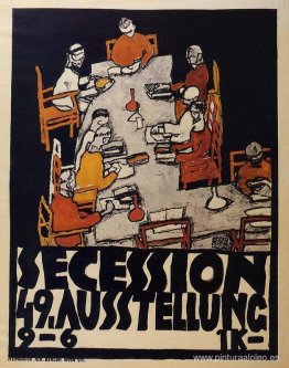 Cartel de la Secesión de Viena, 49ª exposición, Die Freunde