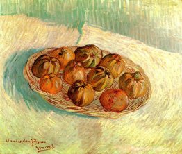 Naturaleza muerta con cesta de manzanas (a Lucien Pissarro)