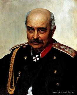 Retrato del general y estadista Mikhail Ivanovich Dragomirov