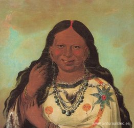 Kei-a-gis-gis, una mujer de las llanuras Ojibwa