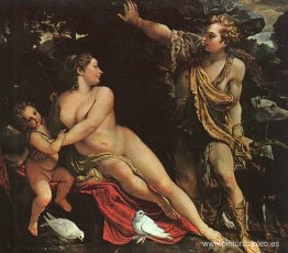 Venus, Adonis y Cupido