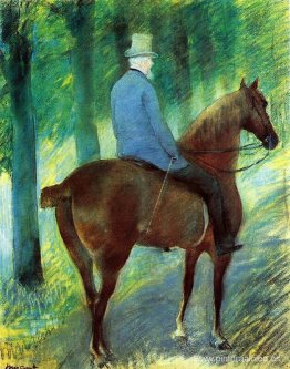 Sr. Robert S. Cassatt a caballo