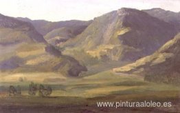 Paisaje montañoso en Cantal