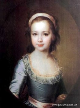 Retrato de la condesa Anna Vorontsova cuando era niña