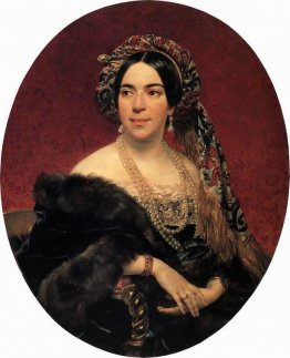 Retrato de la princesa Z. A. Volkonskaya