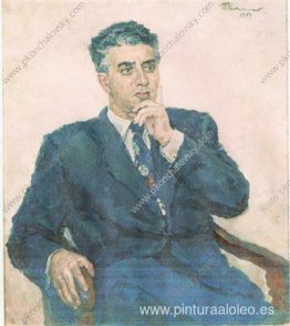 Retrato del compositor Aram Khachaturian