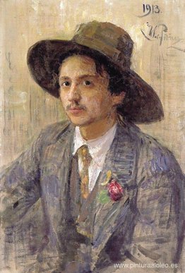 Retrato del pintor Isaak Izrailevich Brodsky