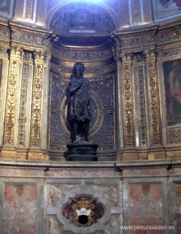 Estatua de San Juan Bautista en el Duomo di Siena