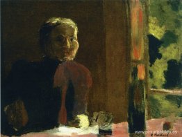 Madame Vuillard en la mesa