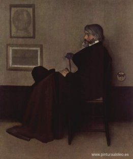 Arreglo en gris y negro, n.° 2: Retrato de Thomas Carlyle